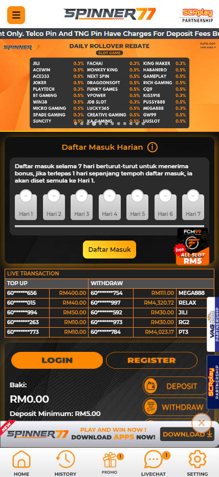 SPINNER77 - Homepage - Rollex118
