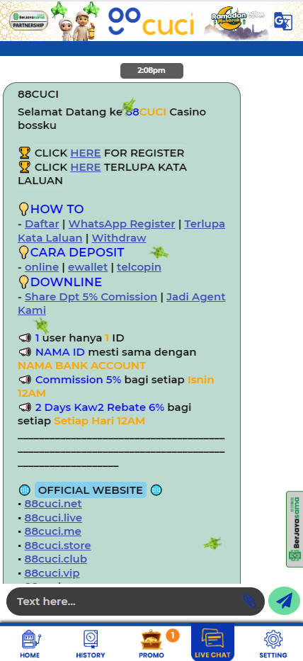 88Cuci - Live Chat - Rollex118