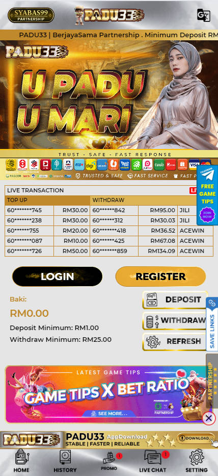 Padu33 - Homepage - Rollex118