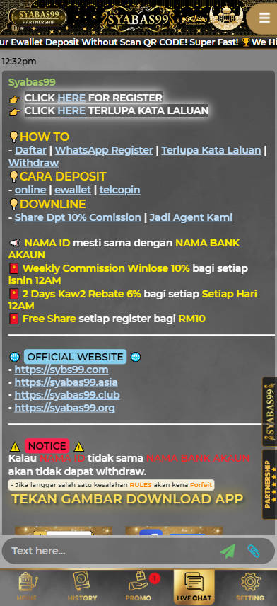 Syabas99 - Live Chat - Rollex118