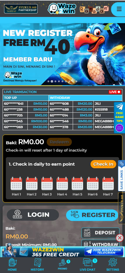 Waze2Win - Homepage - Rollex118