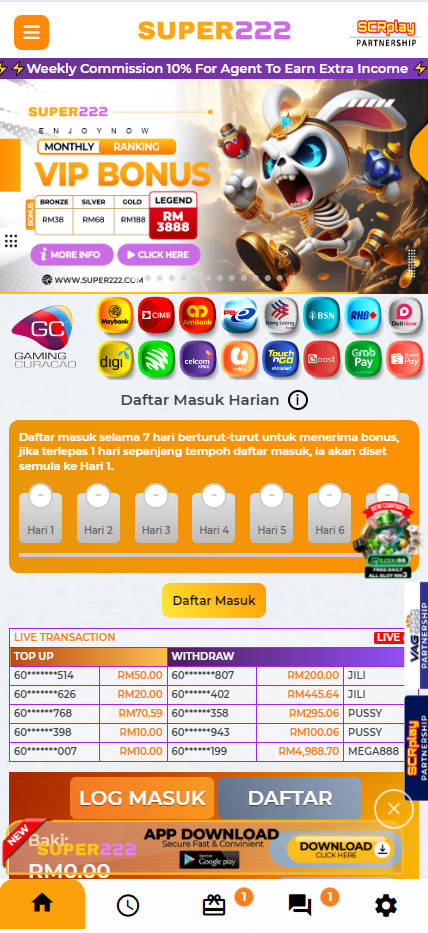 Super222 - Homepage - Rollex118