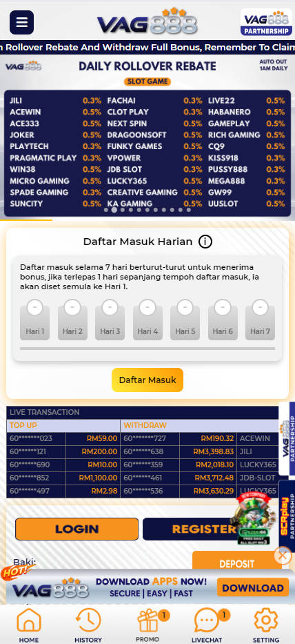 VAG888 - Homepage - Rollex118