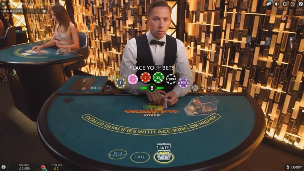 Caribbean Stud Poker - Game 1 - Rollex118