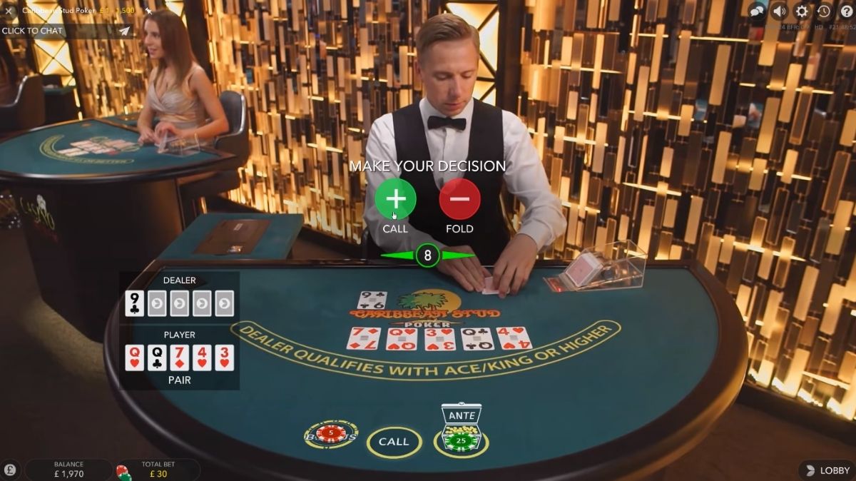 Caribbean Stud Poker - Game 2 - Rollex118