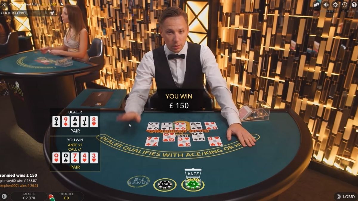 Caribbean Stud Poker - Game 3 - Rollex118