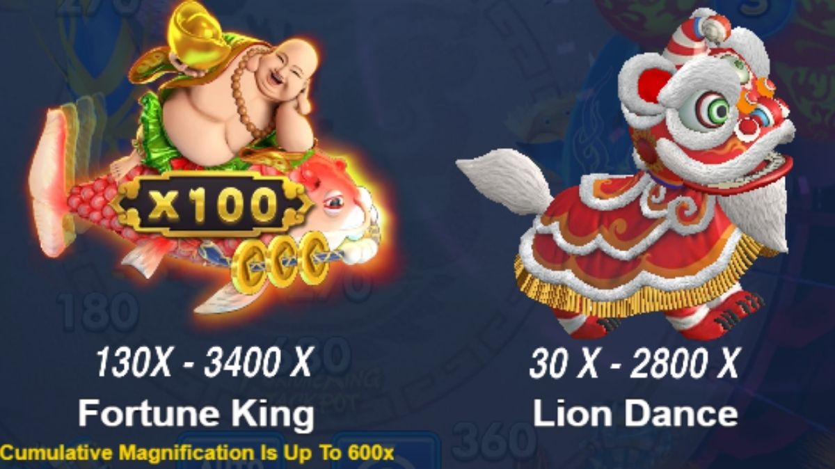 Fortune King Jackpot Fishing - Paytable 9 - Rollex118