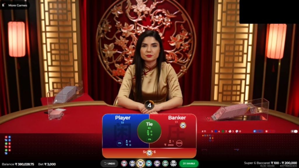 Golden Baccarat Super six - Game 1 - rollex118