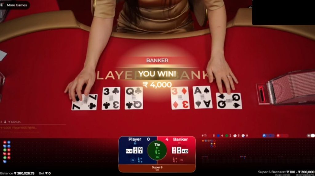 Golden Baccarat Super six - Game 2 - rollex118