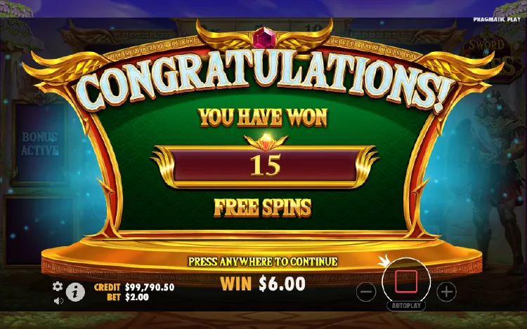 Sword of Ares Slot - Free Spin - rollex118
