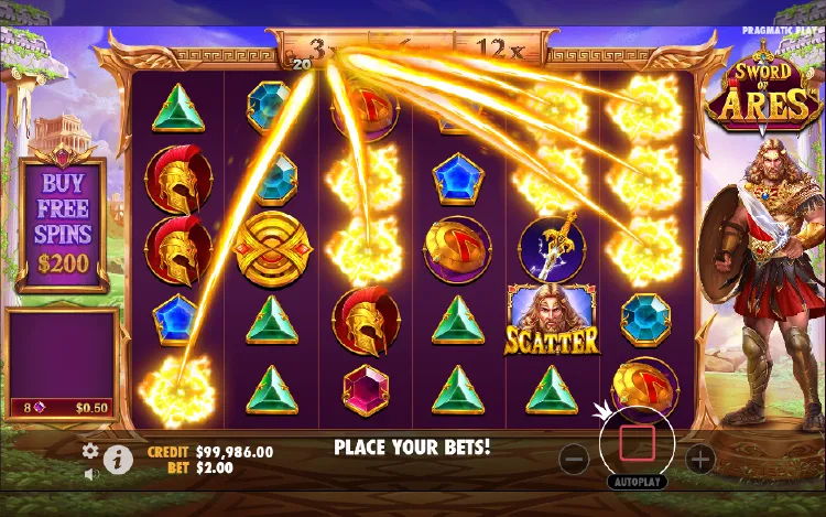 Sword of Ares Slot - Tumble Feature - rollex118