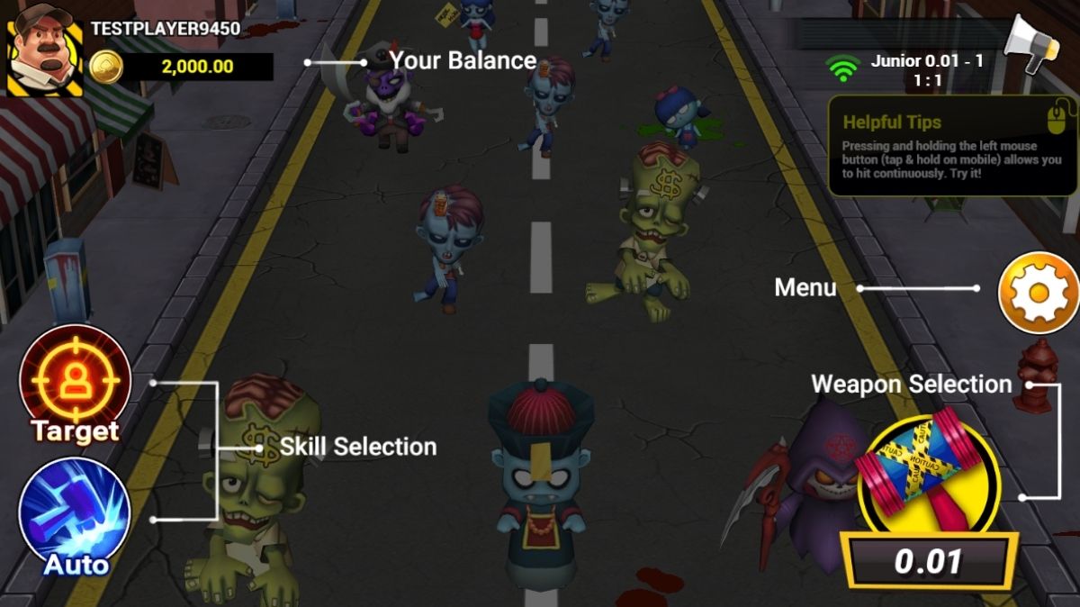 Zombie Party Fishing - Interface - rollex118